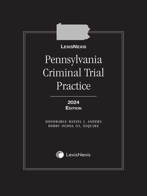 cover image of Pennsylvania Criminal Trial Practice
